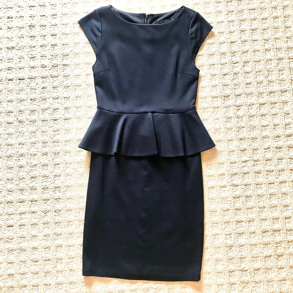 Alice and Olivia Peplum Dress